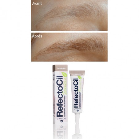 Nettoyant de traces de teinture Sensitive, 100ml avec light brown résultat