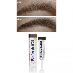 Nettoyant de traces de teinture Sensitive, 100ml avec dark brown résultat Nettoyant de traces de teinture Sensitive, 100ml avec dark brown résultat