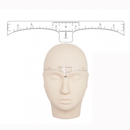 Règle autocollante mesure sourcils