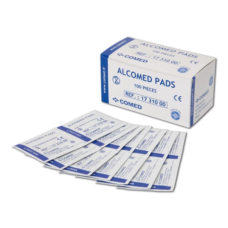 Lingettes Alcomed Pads Lingettes Alcomed Pads