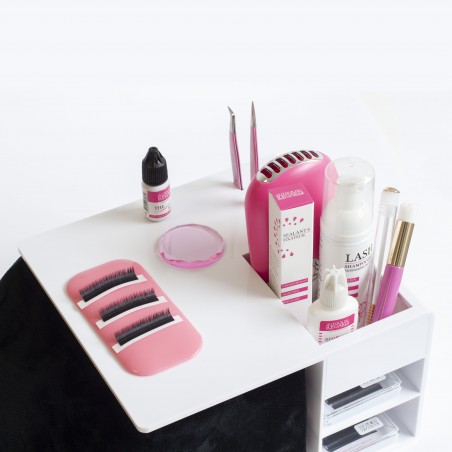 Oreiller + Structure de rangement blanc