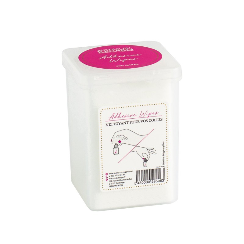 Wipes nettoyant pour colle  Wipes nettoyant pour colle