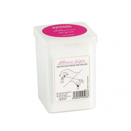 Wipes nettoyant pour colle 