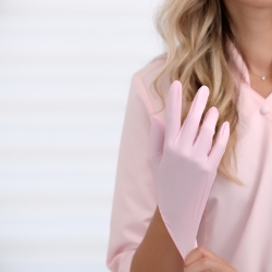 Gants jetables en nitrile...
