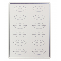 Peau d'entrainement lèvres